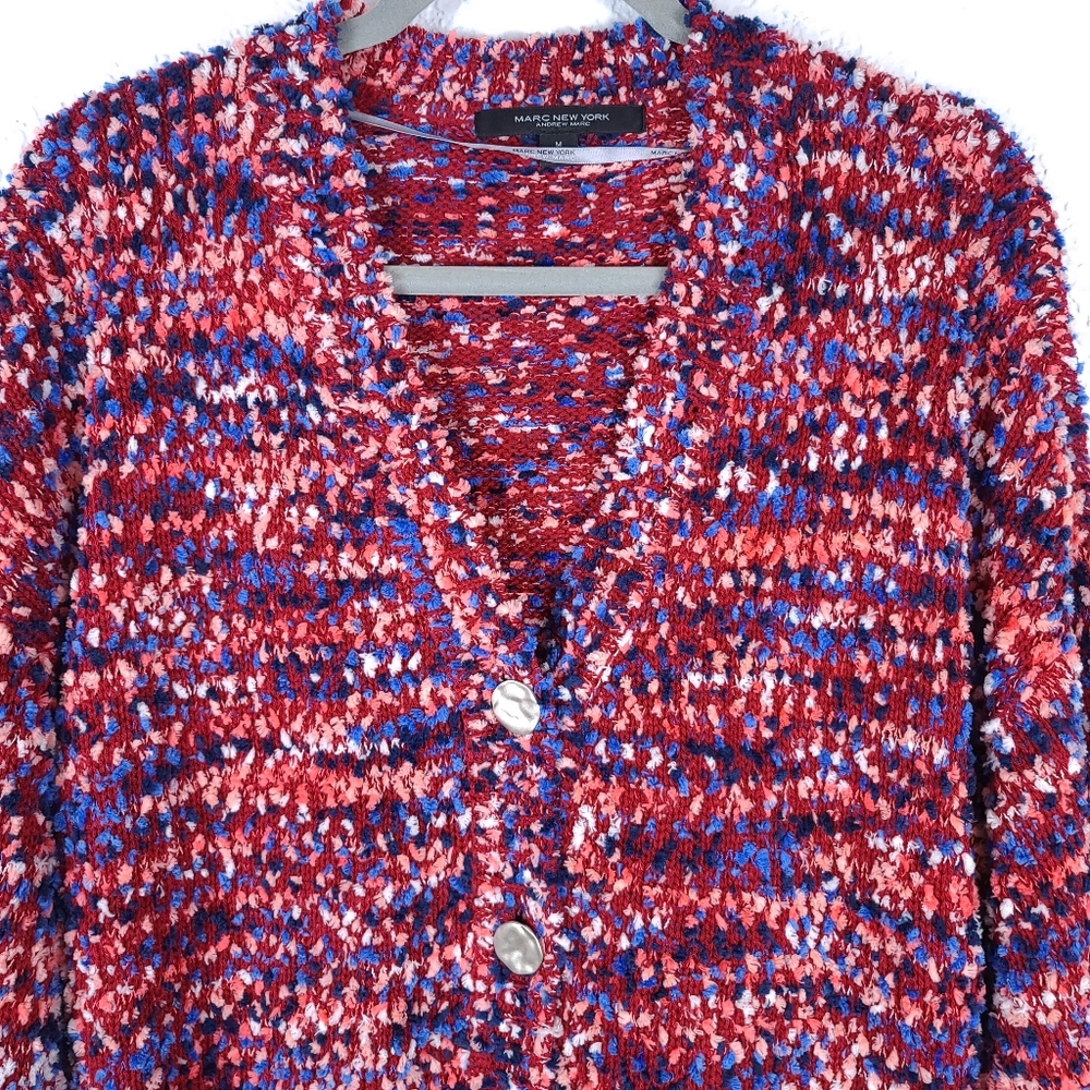 MARC NEW YORK Chunky Oversized Textured Cardigan - Picture 3 of 10